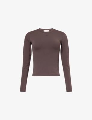 Sculpting Long-Sleeve Stretch-Jersey Top by THE COUTURE CLUB