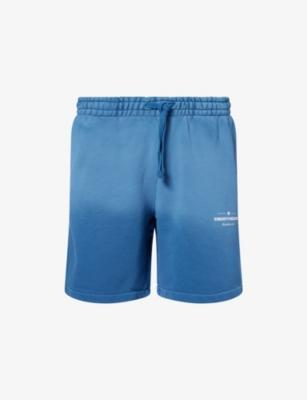 Spray-Wash Logo-Print Cotton Shorts by THE COUTURE CLUB
