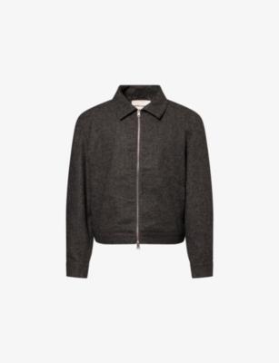 Tailored Herringbone Woven Jacket by THE COUTURE CLUB