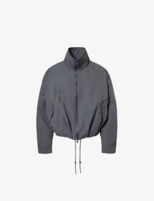 Technical Funnel-Neck Cotton-Blend Jacket by THE COUTURE CLUB