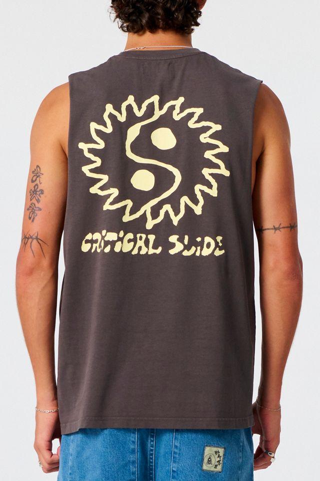 The Critical Slide Society Yin Yang Graphic Muscle Tee by THE CRITICAL SLIDE SOCIETY