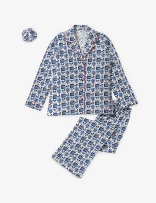 Disney x Skinnydip Unisex Disneyland Mickey Mouse Print Cotton-Jersey Pyjamas by THE DISNEY STORE AT SELFRIDGES