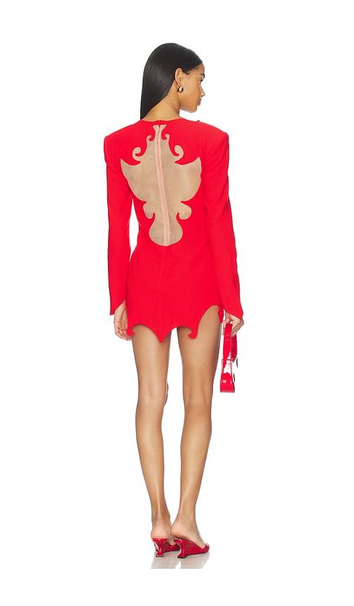 The Dolls House Aurora Mini Dress in Red by THE DOLLS HOUSE