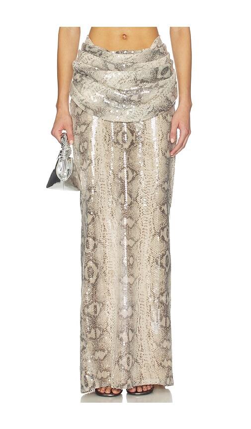 The Dolls House Hera Maxi Skirt in Cream by THE DOLLS HOUSE