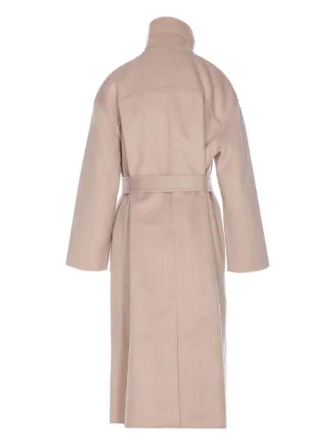 Paris belted classic-collar coat by THE DYNAMIS STUDIO