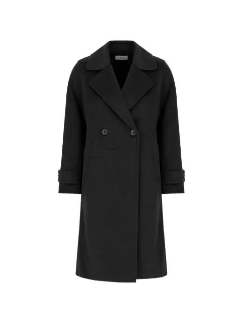 double breast buttoned coat by THE DYNAMIS STUDIO
