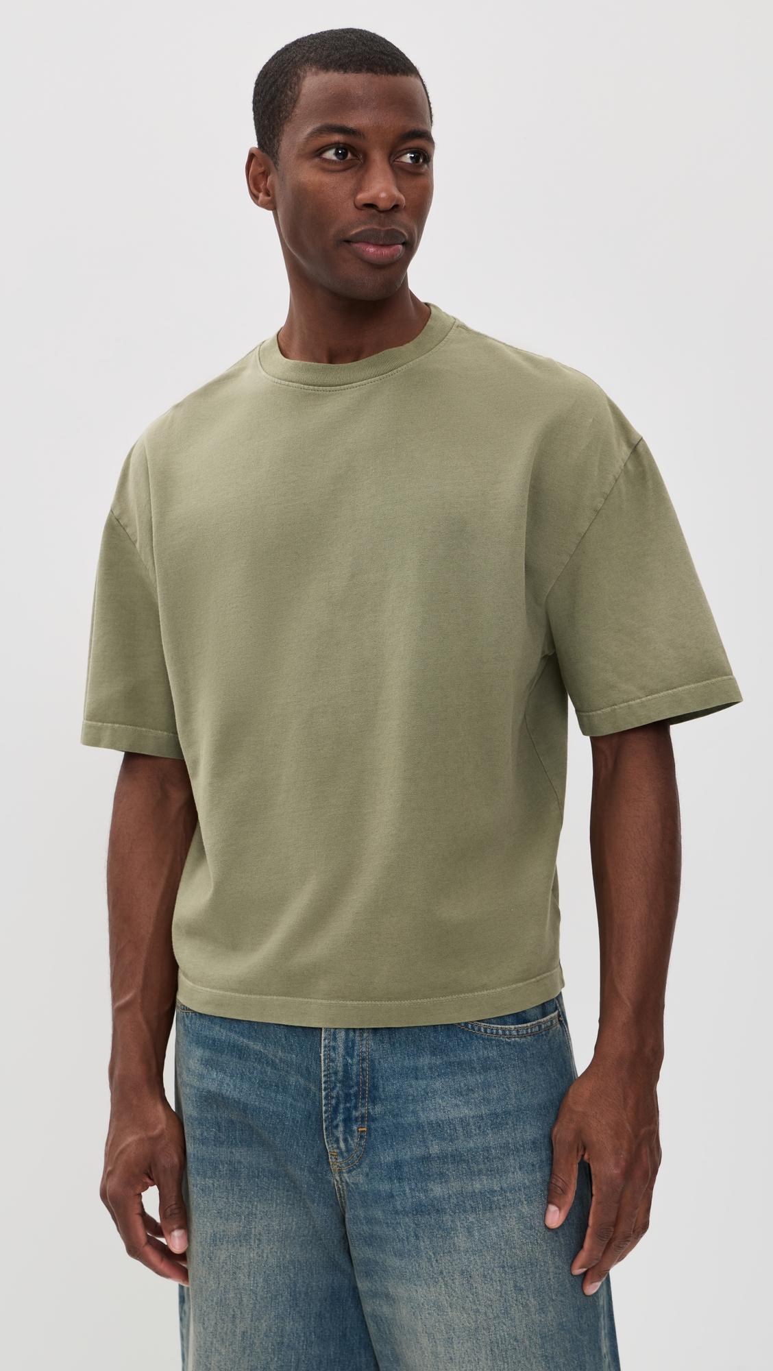 Cotton Cashmere Playa Boxy Tee by THE ELDER STATESMAN