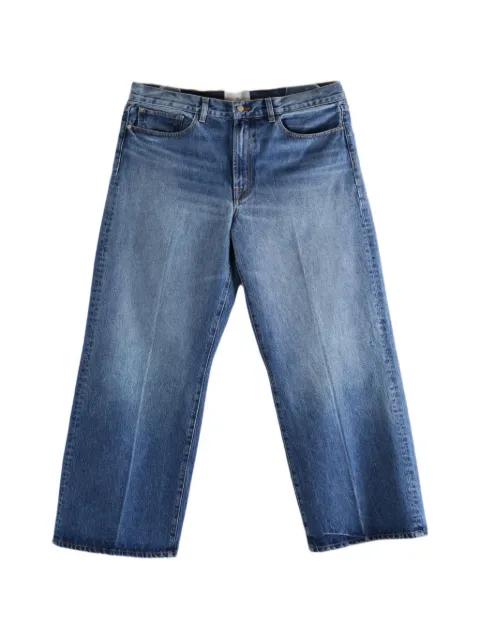 Hunter faded pressed-crease jeans by THE ELDER STATESMAN