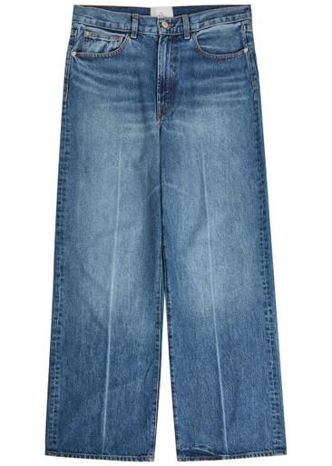 Hunter wide-leg jeans by THE ELDER STATESMAN