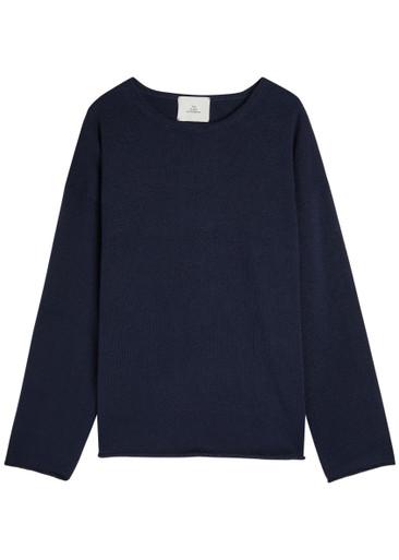 Nora cotton jumper by THE ELDER STATESMAN