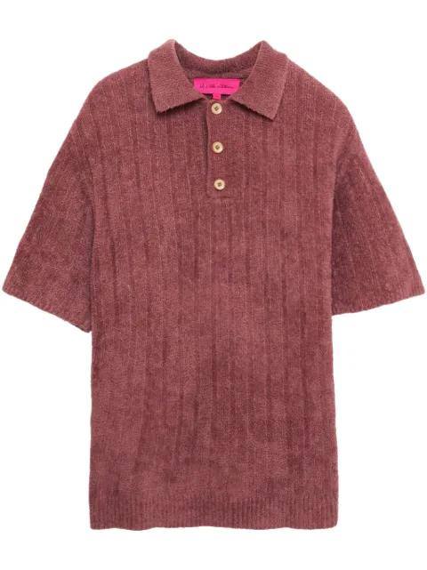 chenille polo shirt by THE ELDER STATESMAN