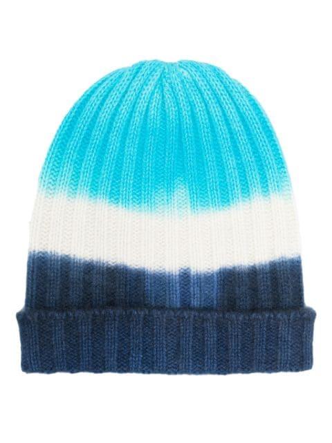 chunky ribbed-knit cashmere beanie by THE ELDER STATESMAN