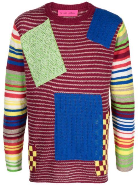 patchwork sweater by THE ELDER STATESMAN