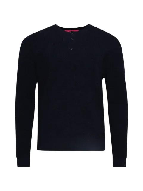 ribbed buttoned sweater by THE ELDER STATESMAN