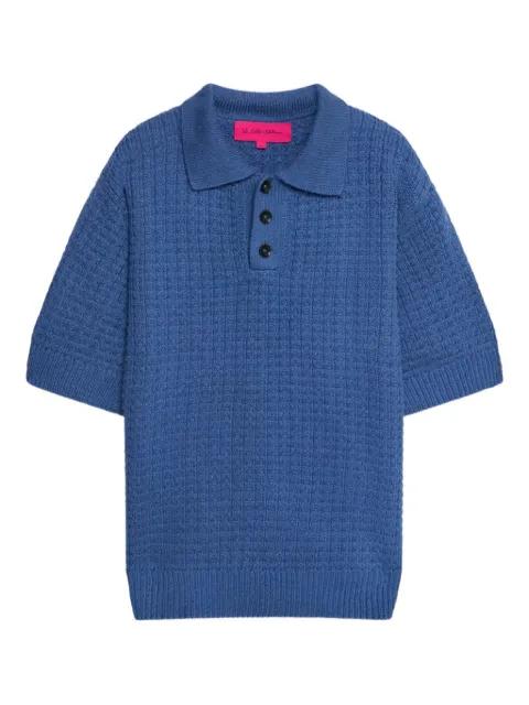 textured polo shirt by THE ELDER STATESMAN
