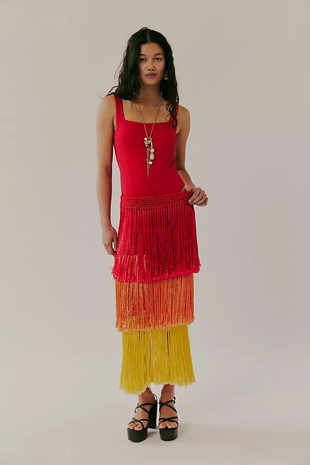 The Farra Baila Baila Skirt by THE FARRA | FREE PEOPLE