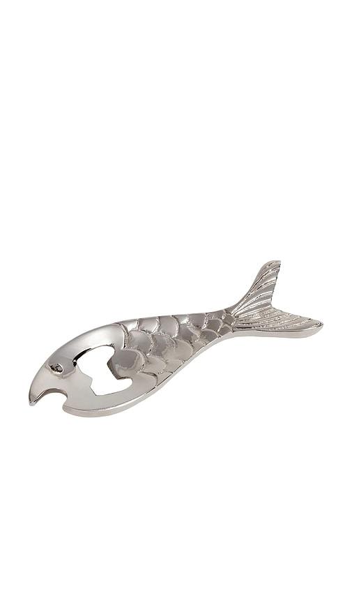 The Favorites Fish Bottle Opener in Metallic Silver by THE FAVORITES