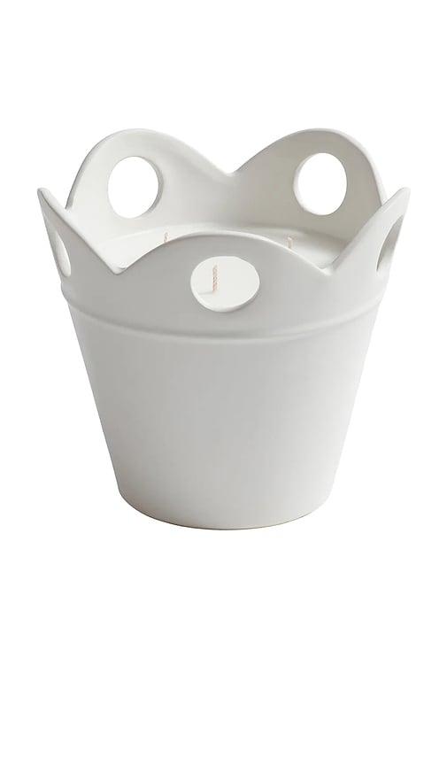 The Favorites Large Citronella Pot Candle in White by THE FAVORITES