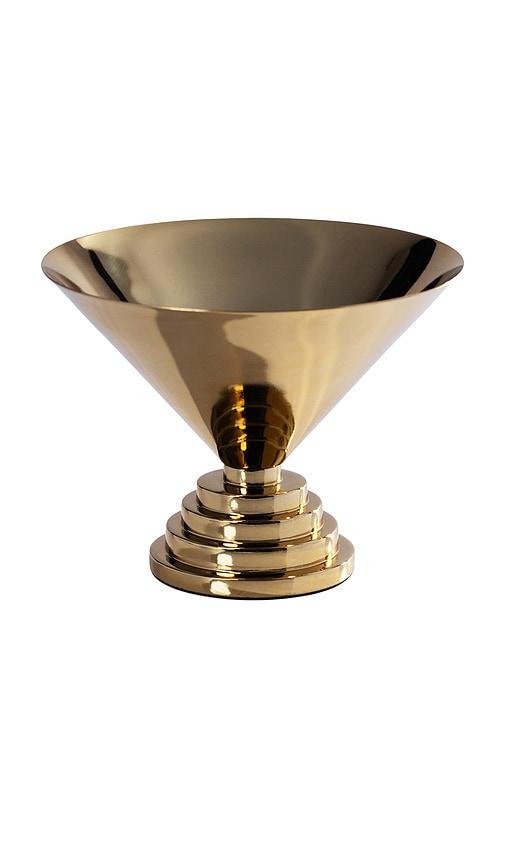 The Favorites Large Mayan Metal Bowl in Metallic Gold by THE FAVORITES
