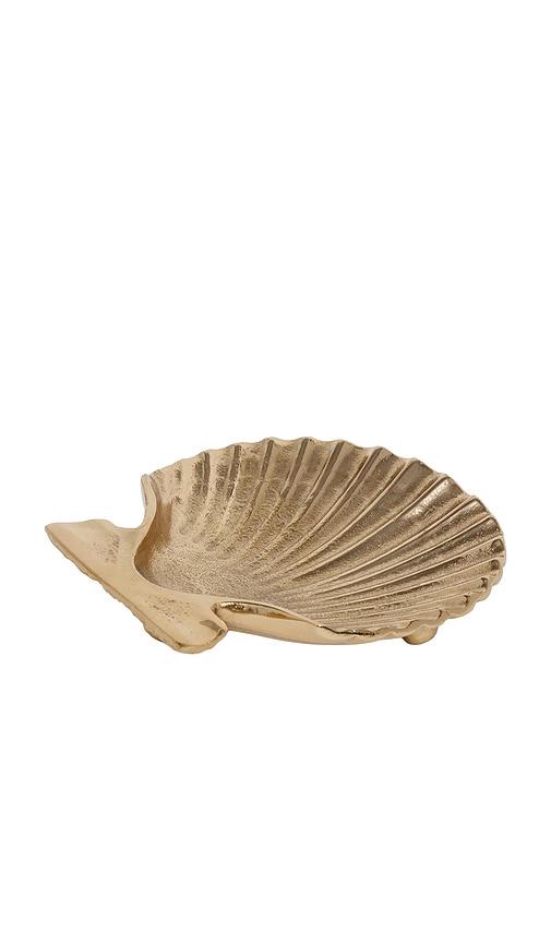 The Favorites Sanibel Shell Tray in Metallic Gold by THE FAVORITES