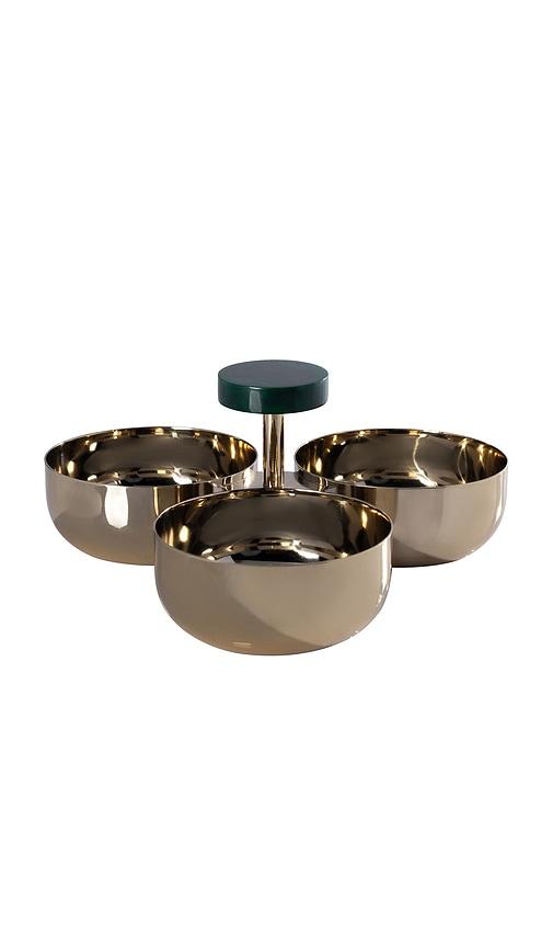 The Favorites Spiga Condiment Set in Metallic Gold by THE FAVORITES