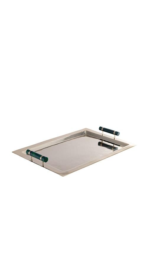 The Favorites Spiga Serving Bar Tray in Metallic Gold by THE FAVORITES