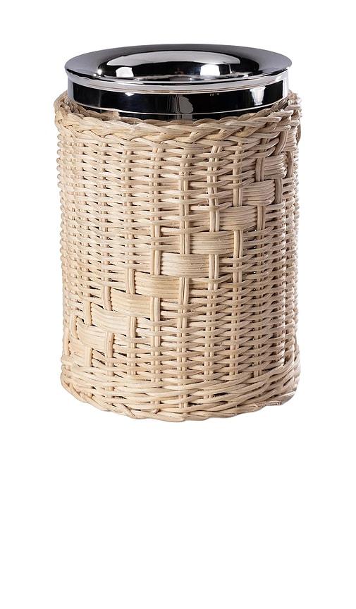The Favorites The Palmier Wine Cooler in Beige,Metallic Silver by THE FAVORITES