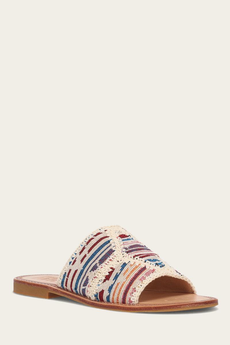 Ava Crochet Slide - Frye Found Sandals by THE FRYE COMPANY