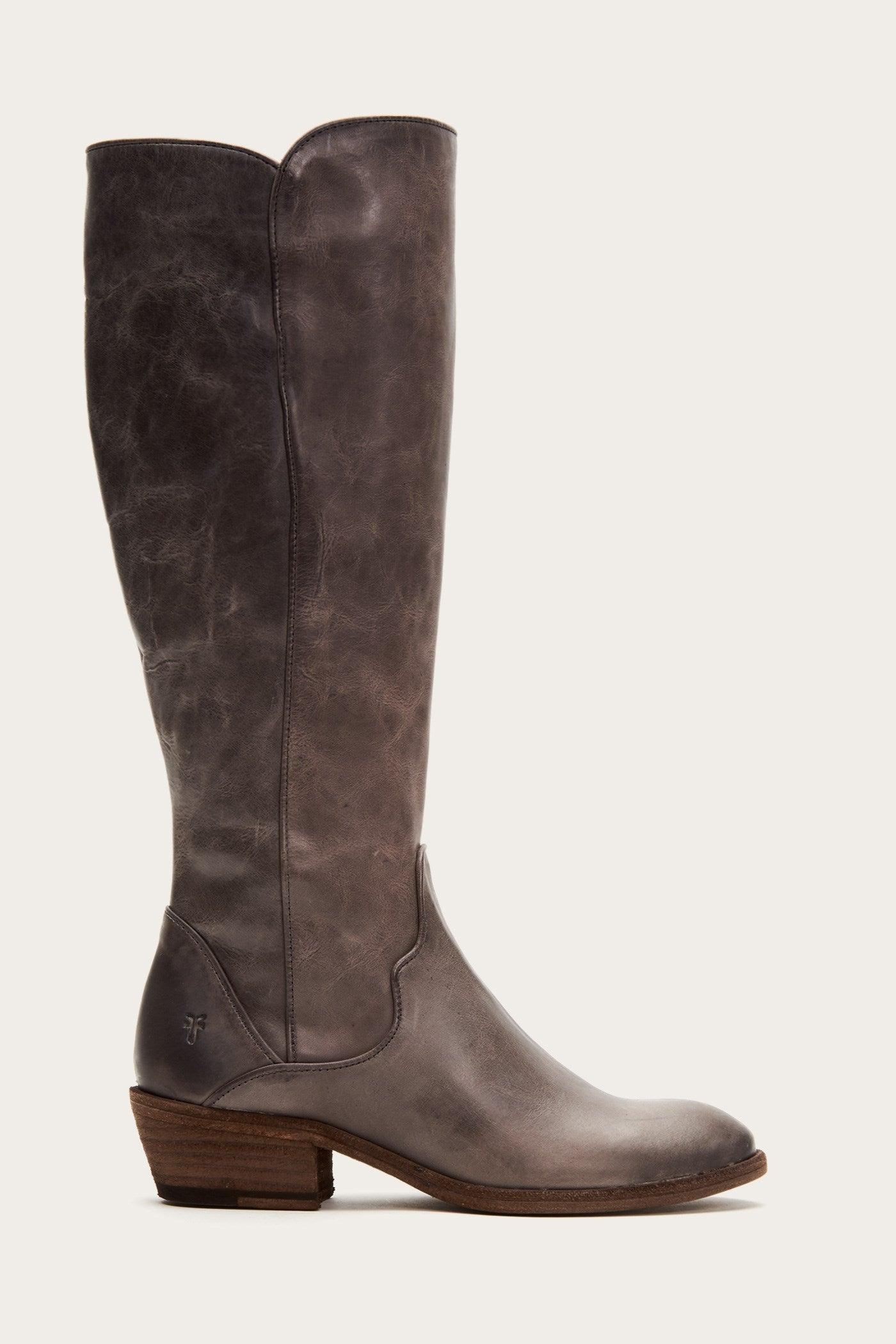 Carson Piping Tall Wide Calf - Frye Found Boots by THE FRYE COMPANY