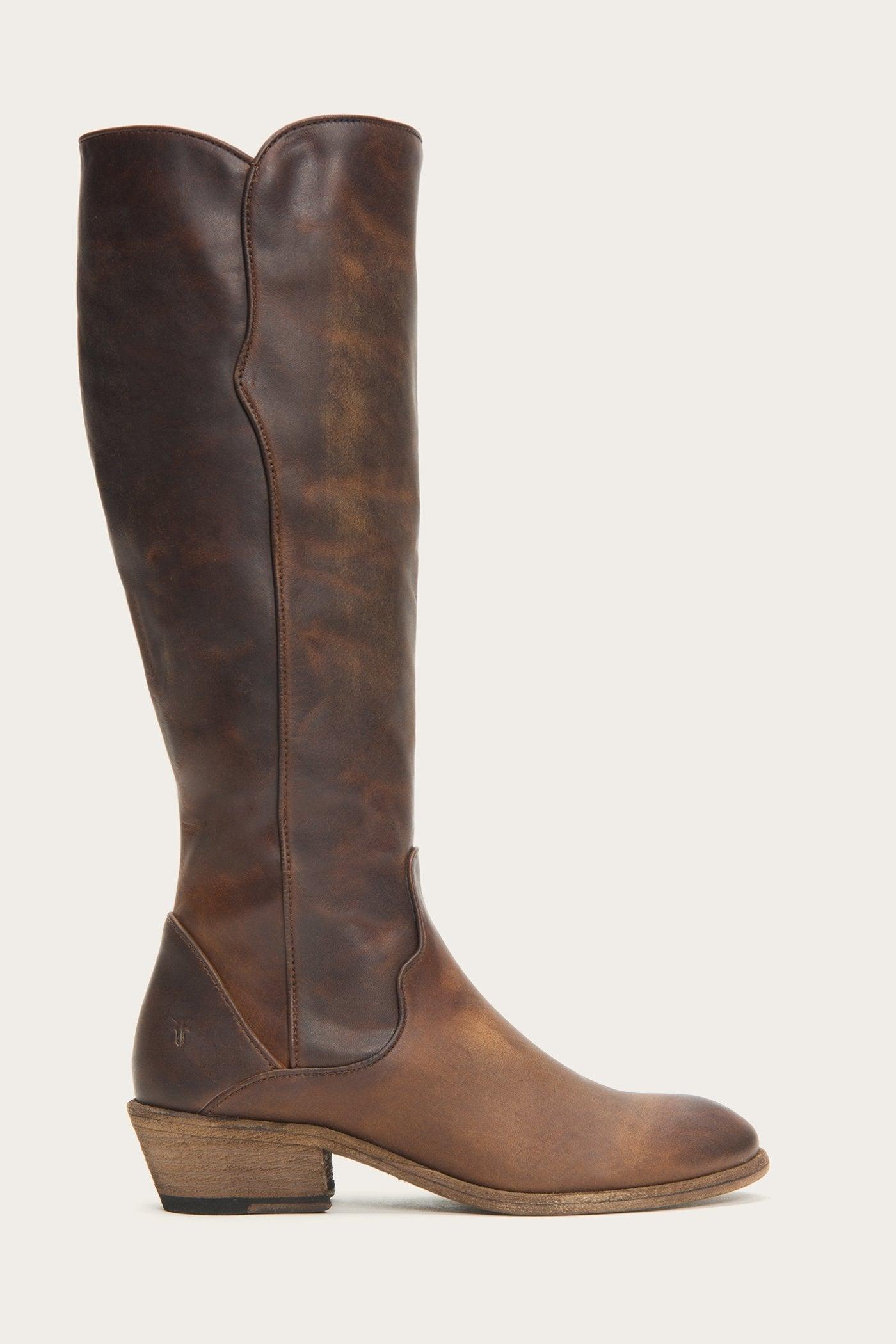 Carson Piping Tall Wide Calf - Frye Found Boots by THE FRYE COMPANY