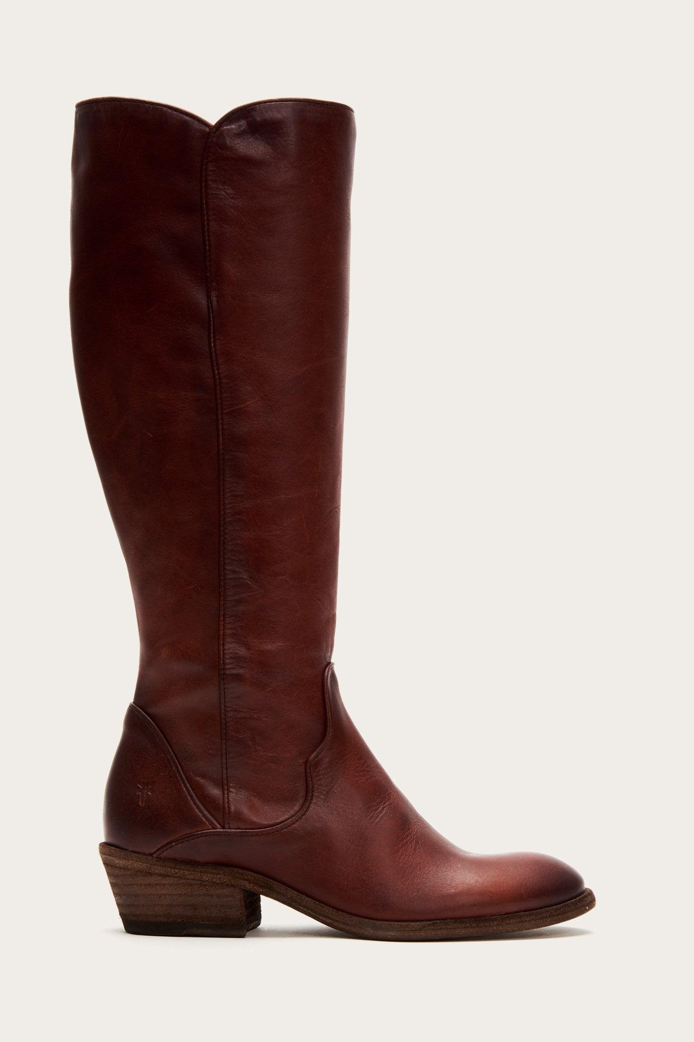 Carson Piping Tall Wide Calf - Frye Found Boots by THE FRYE COMPANY