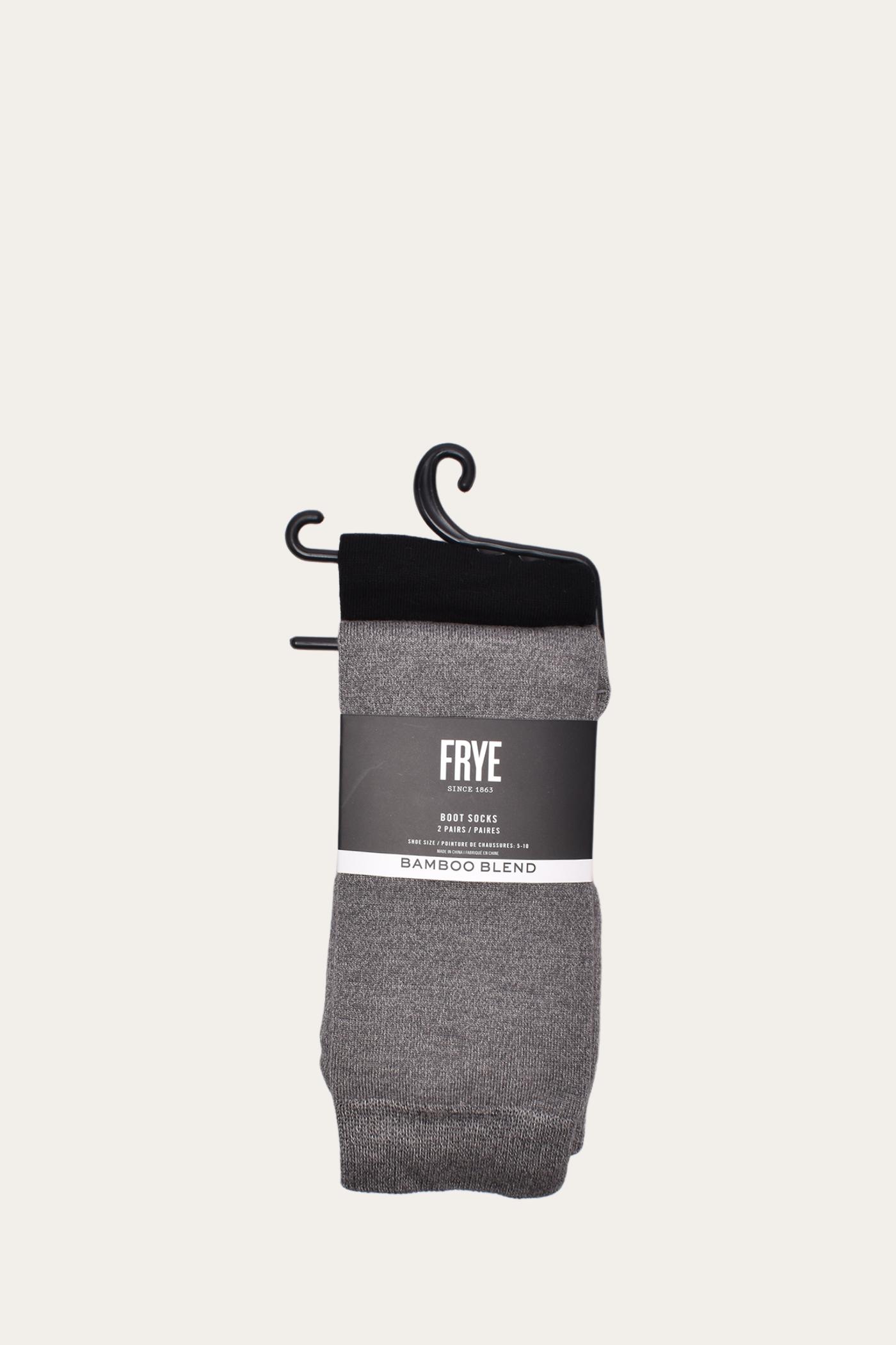 FRYE Bamboo Boot Sock 2 Pack - Ash by THE FRYE COMPANY