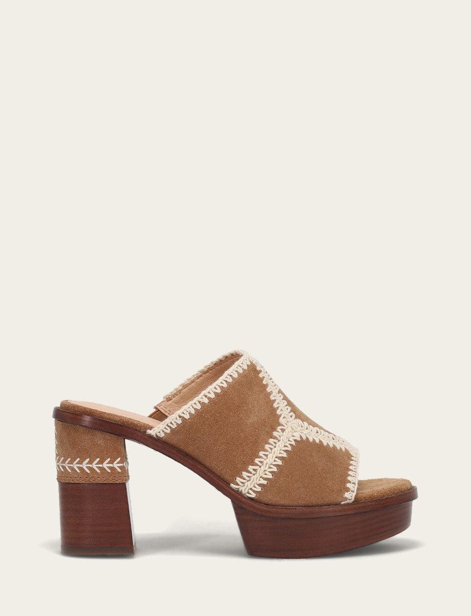 FRYE Pipa Crochet Platform Sandal Sandals by THE FRYE COMPANY
