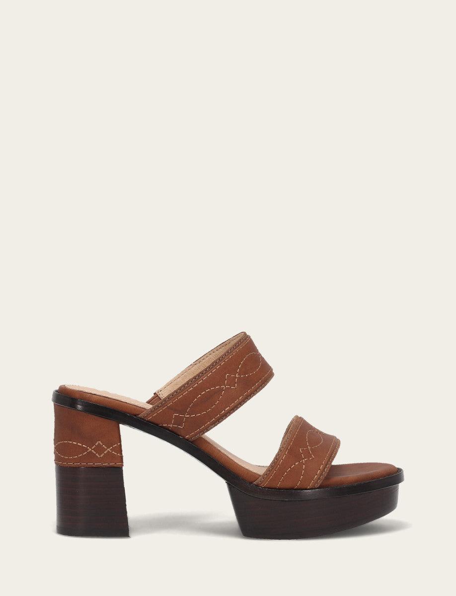 FRYE Pipa Woodstock 2 Band Platform Sandal Sandals by THE FRYE COMPANY