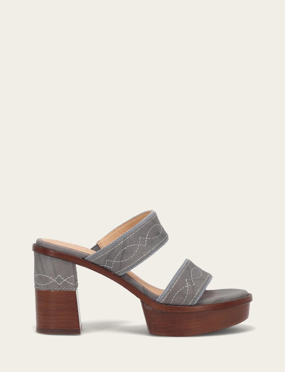 FRYE Pipa Woodstock 2 Band Platform Sandal Sandals by THE FRYE COMPANY