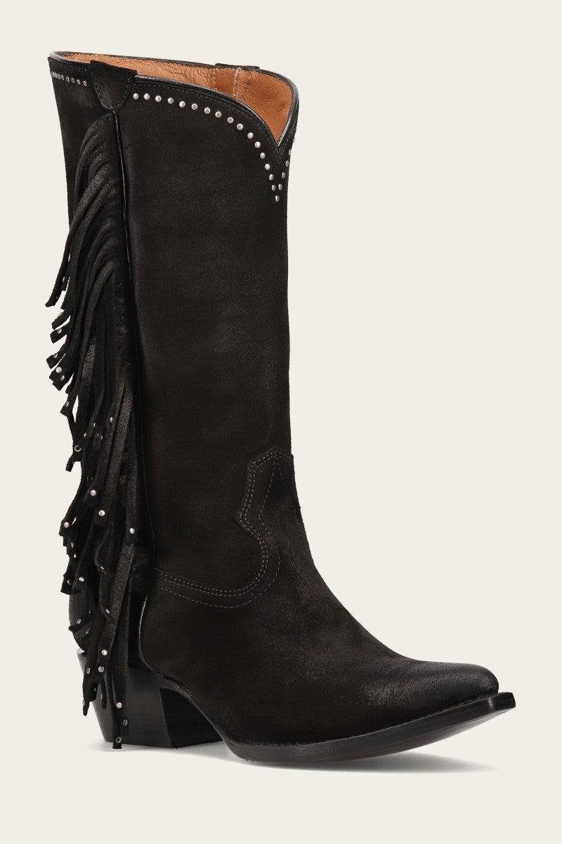 FRYE Sacha Tall Fringe Tall Boots by THE FRYE COMPANY