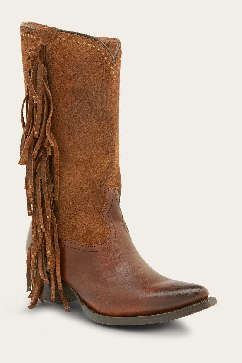 FRYE Sacha Tall Fringe Tall Boots by THE FRYE COMPANY