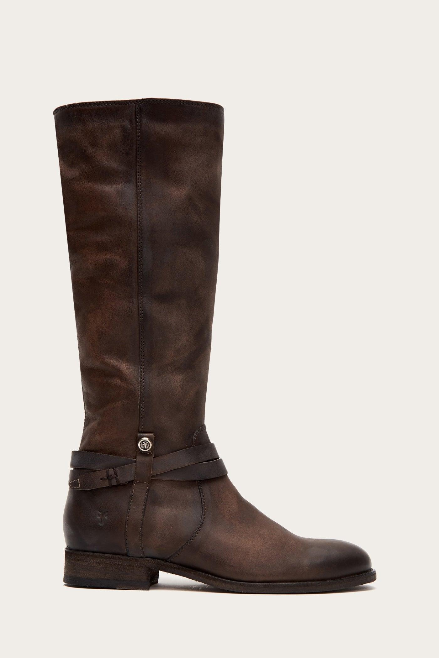 Melissa Belted Tall Wide Calf - Frye Found Boots by THE FRYE COMPANY