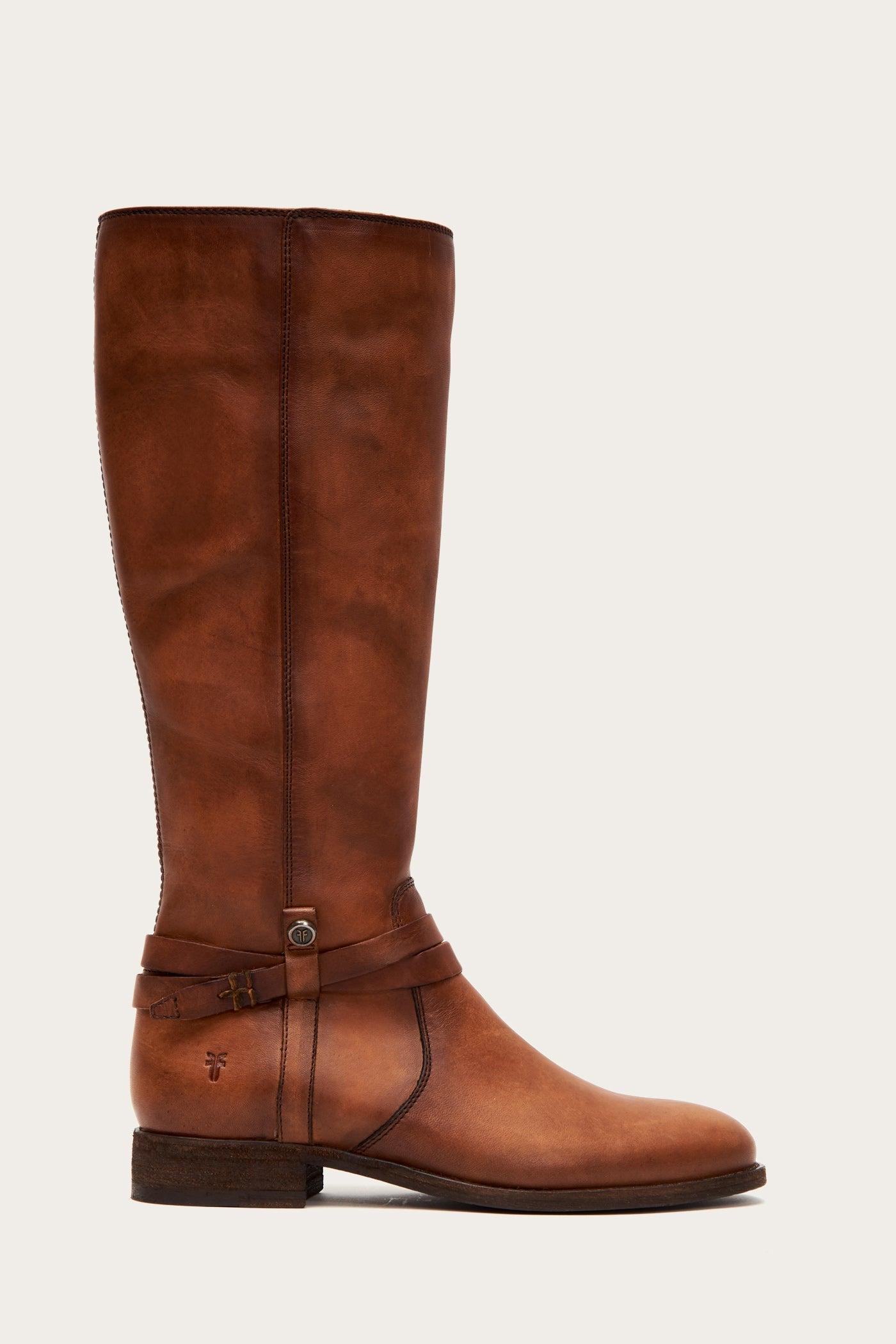 Melissa Belted Tall Wide Calf - Frye Found Boots by THE FRYE COMPANY