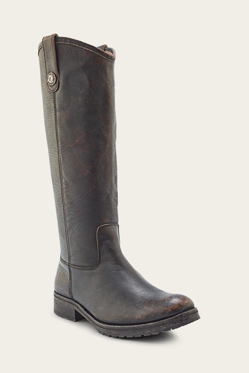 Melissa Double Sole Button Lug Tall - Frye Found Boots by THE FRYE COMPANY