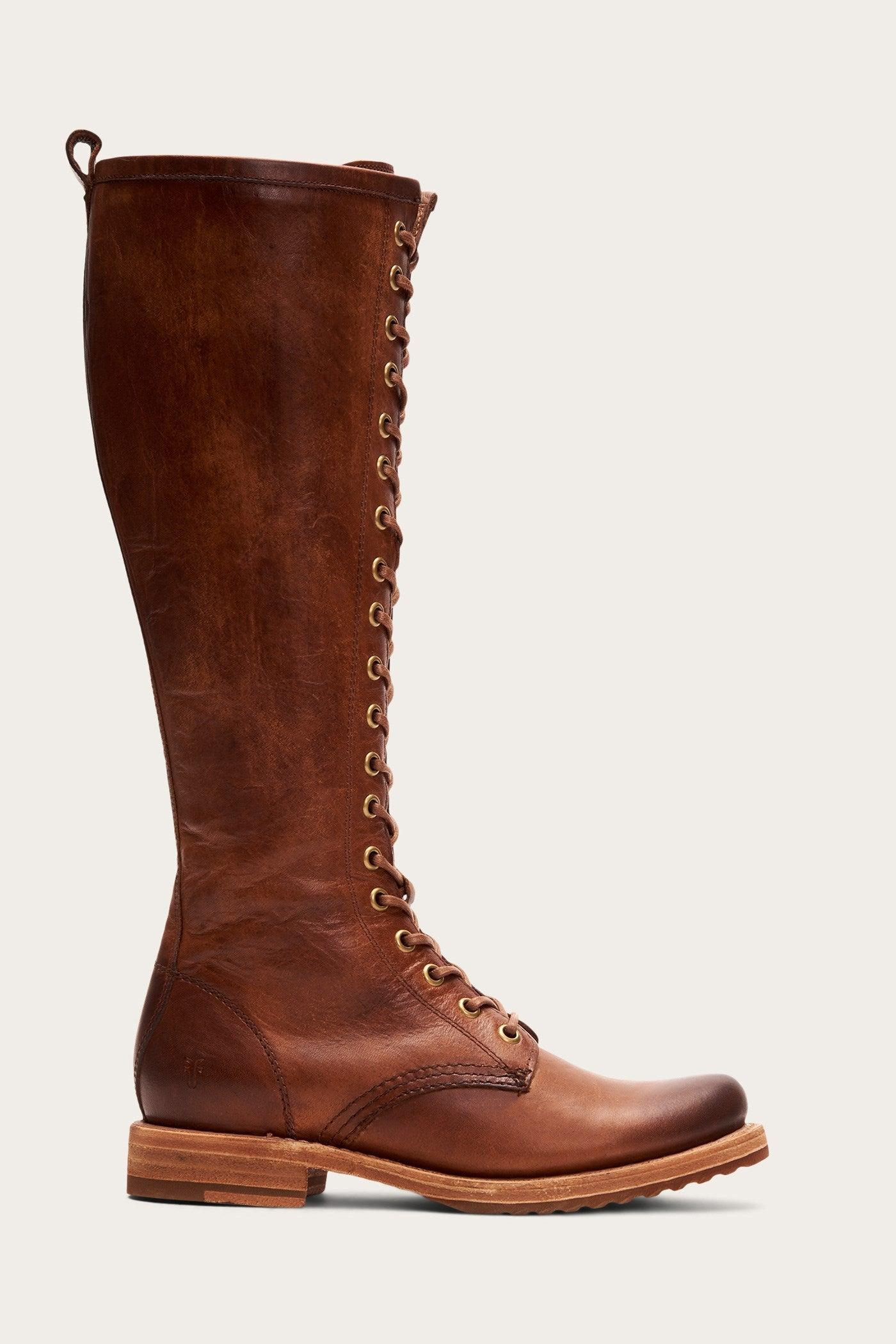 Veronica Combat Tall - Frye Found Boots by THE FRYE COMPANY