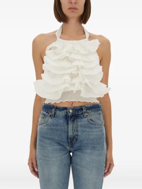 Cyprus ruffled halter top by THE GARMENT