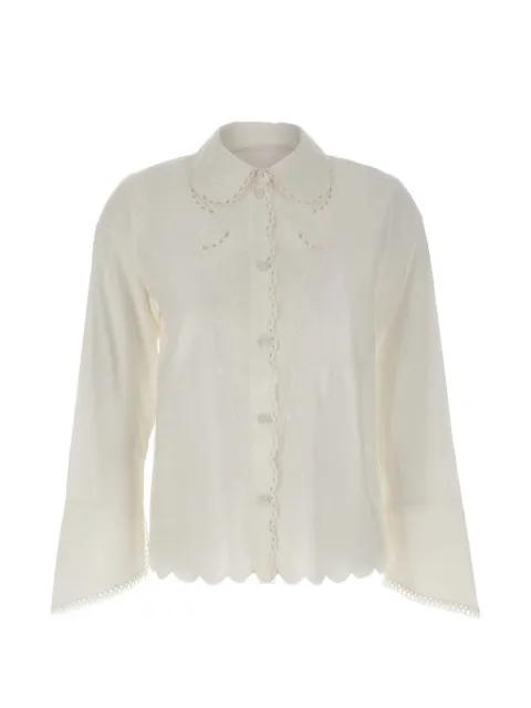 Kirsten scalloped-collar shirt by THE GARMENT