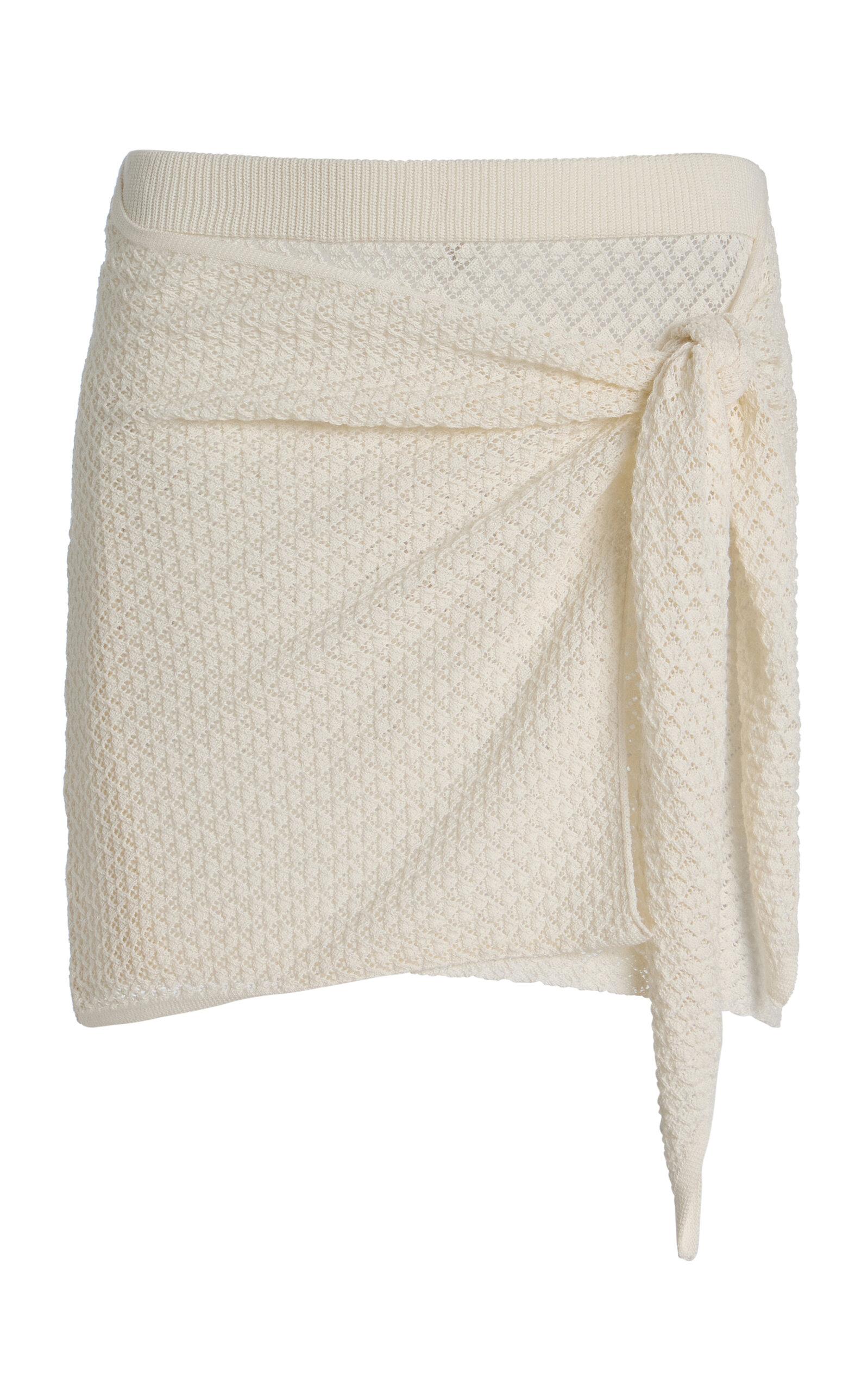 THE GARMENT Tanzania Pointelle-Knit Organic Cotton Mini Skirt - Moda Operandi by THE GARMENT