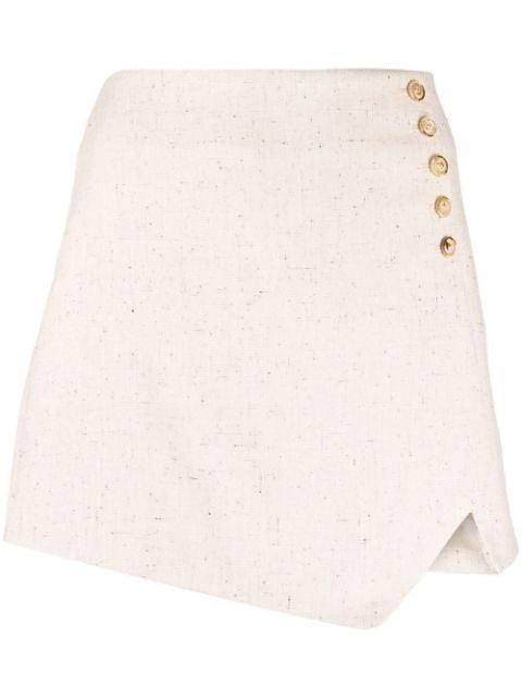 curved-hem mini skirt by THE GARMENT