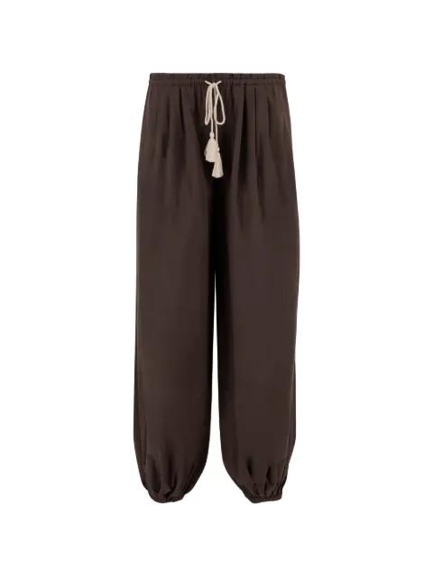 drawstring-fastening trousers by THE GARMENT