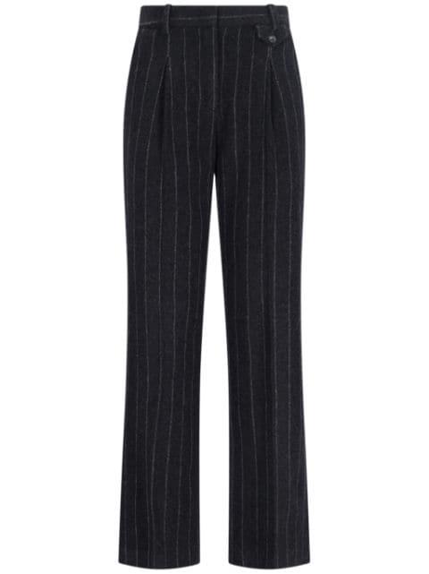 pinstripe-pattern tailored trousers by THE GARMENT