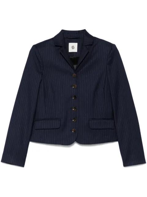 pinstriped blazer by THE GARMENT