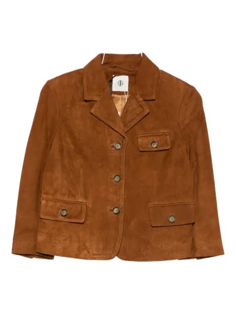 suede pocket jacket by THE GARMENT