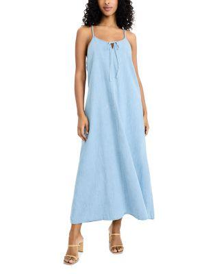 Chambray Midi Dress by THE GOOD JOURNEY